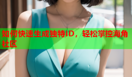 如何快速生成独特ID，轻松掌控海角社区